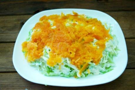 Салат Курица в перьях - фото рецепты