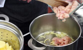 Картофельная запеканка с курицей